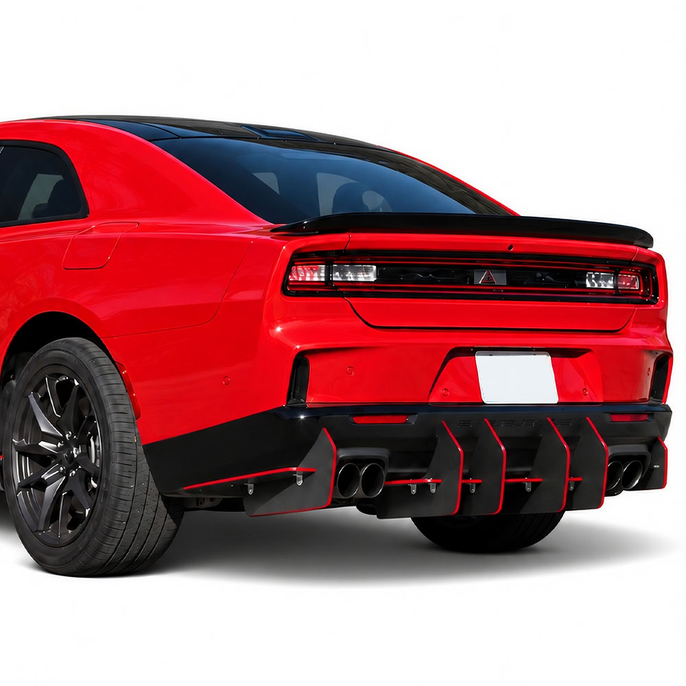 Vicページ② Vicrez Centa VR2 Rear Diffuser vz112475 | Dodge Charger 2026-2027