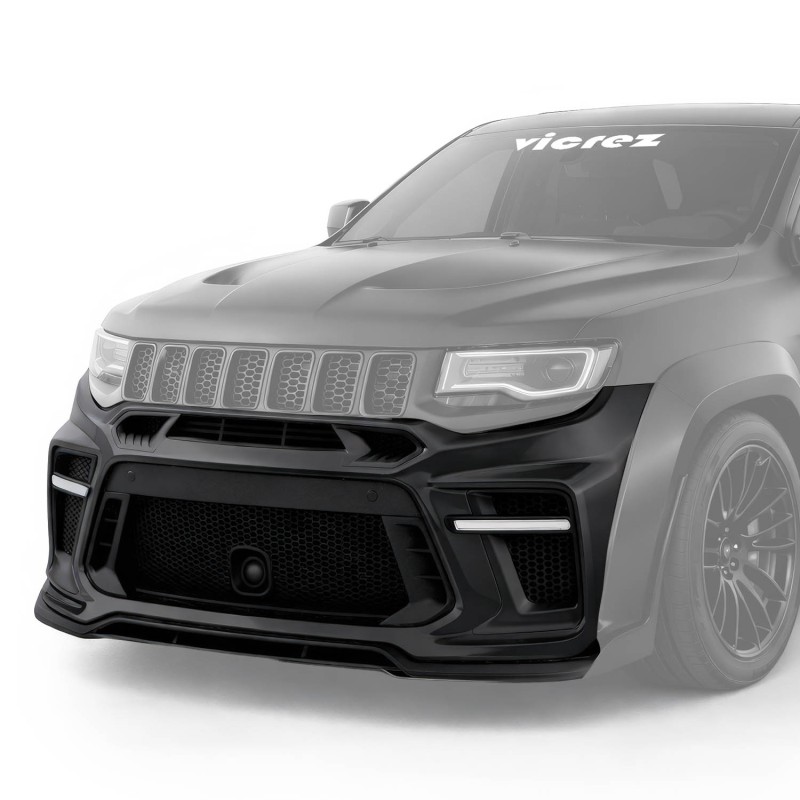Vicrez Widebody Front Bumper Demon Style vz112485 | Jeep Grand Cherokee SRT 2012-2021
